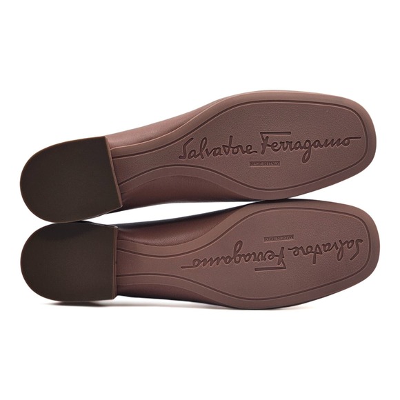 Salvatore Ferragamo Myrna Leather Embellished Ballet Flats 9.5 $695 - Picture 6 of 11